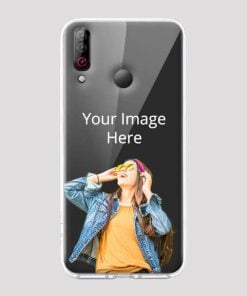 Transparent Customized Soft Back Cover for LG W30