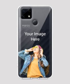 Transparent Customized Soft Back Cover for Realme Narzo 30A