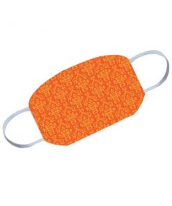 Orange Pattern Customized Reusable Face Mask