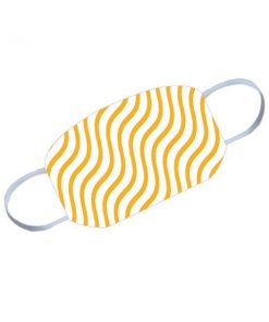 Yellow Waves Customized Reusable Face Mask
