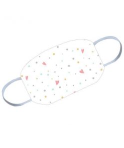 Hearts with Dots Customized Reusable Face Mask