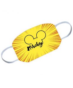 Yellow Mickey Customized Reusable Face Mask