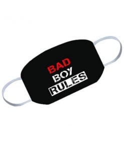 Bad Boy Rules Customized Reusable Face Mask