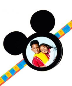 Mickey Mouse Customized Photo Printed Rakhi