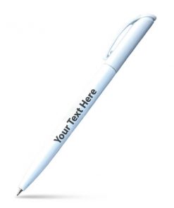 Stylish White Customized Printed Ball Pen