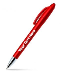 Red Unibody Customized Printed Ball Pen