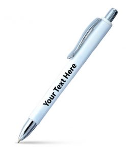 White Unibody Customized Printed Ball Pen