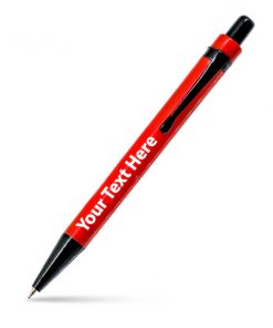 Scarlet Red Unibody Customized Printed Ball Pen