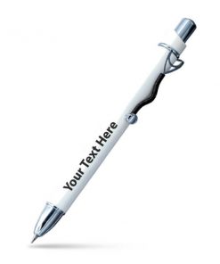 Designer White Customized Printed Ball Pen