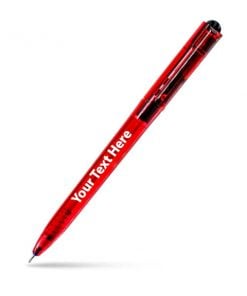 Candy Red Customized Printed Ball Pen