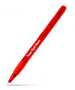 Red Spring Customized Printed Ball Pen