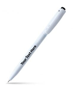 White and Black Plastic Customized Printed Ball Pen