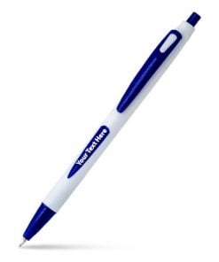 Dual Shade Blue Customized Printed Ball Pen