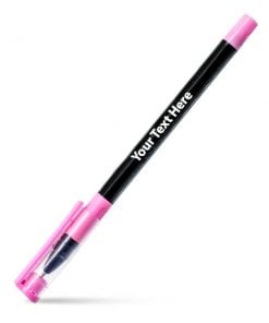 Multicolored Pink Customized Printed Ball Pen