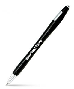 Black Curve Customized Printed Ball Pen