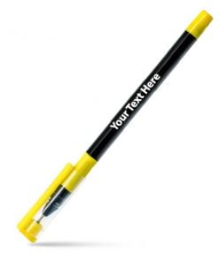 Multicolored Yellow Customized Printed Ball Pen