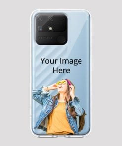 Transparent Customized Soft Back Cover for Realme Narzo 50A