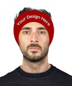 Red Customized Photo Printed Head Band