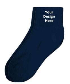 Blue Customized Photo Printed Socks