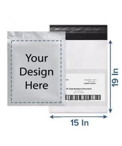 15 x 19 Inches Customized Printed Courier Poly Bag