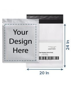 20 x 24 Inches Customized Printed Courier Poly Bag