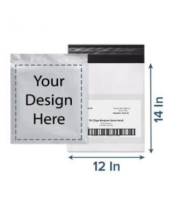 12 x 14 Inches Customized Printed Courier Poly Bag