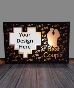 Best Couple Design Customized LED Backlit Photo Frame