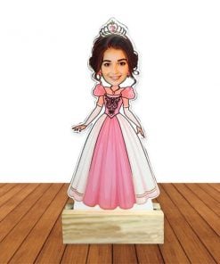 Princess Customized Wooden Caricature Bobble Head
