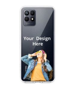 Transparent Customized Soft Back Cover for Realme Narzo 50