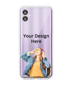 Transparent Customized Soft Back Cover for Samsung Galaxy F04
