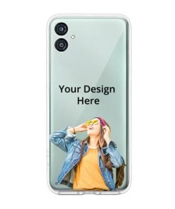 Transparent Customized Soft Back Cover for Samsung Galaxy M04