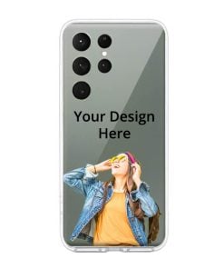 Transparent Customized Soft Back Cover for Samsung Galaxy S23 Ultra