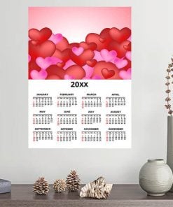Anniversary Design Customized Photo Poster Wall Calendar