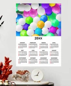 Birthday Design Customized Photo Poster Wall Calendar