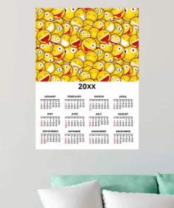 Emoji Design Customized Photo Poster Wall Calendar